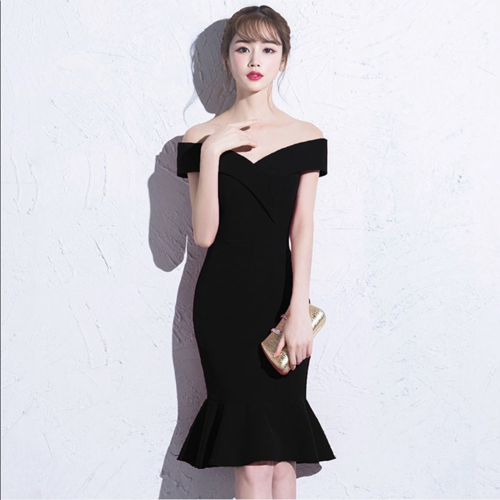 Women’s Off Shoulder Sheath Party Dress